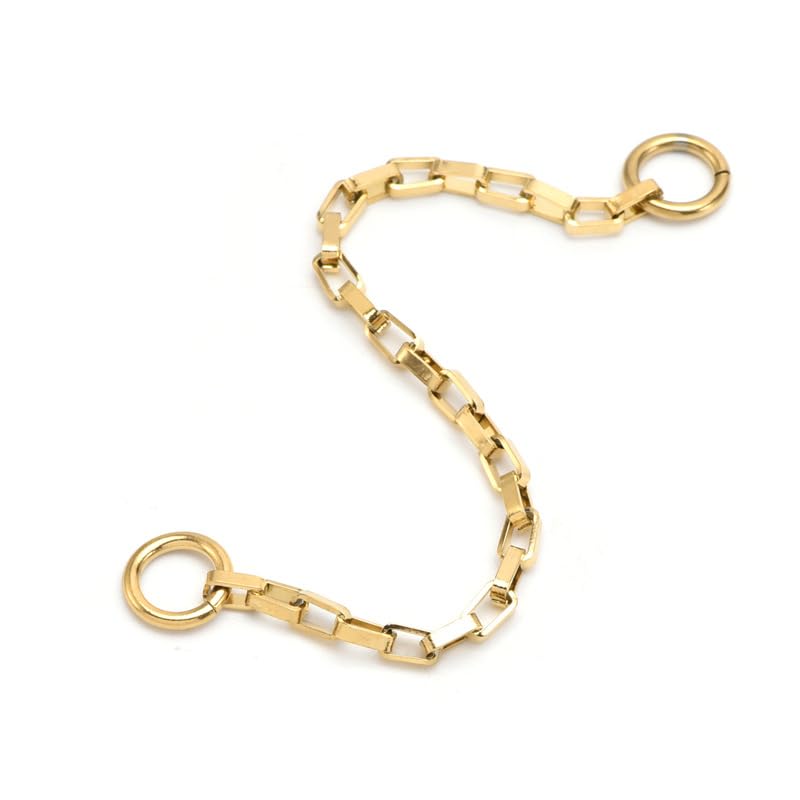 50 Cadenas extensoras de 8 a 15 cm para Hacer Joyas, Cadena de Cola, Cadena de extensión extraíble, Cadena de extensión, Pulsera, Extensor de Cadena para Collar, Pulsera, Tobillera, Llavero
