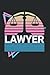 Lawyer Attorney Scales Of Justice Retro: Notebook 6x9 For Legal Practitioner, Law Student, Law Professor, Law Teacher, Legal Adviser I Gift I Dot Grid Dotted Journal I 120 Pages
