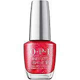 OPI Infinite Shine 2, Rhinestone Red-y, Red OPI Nail Polish, Jewel Be Bold Holiday '22 Collection,...
