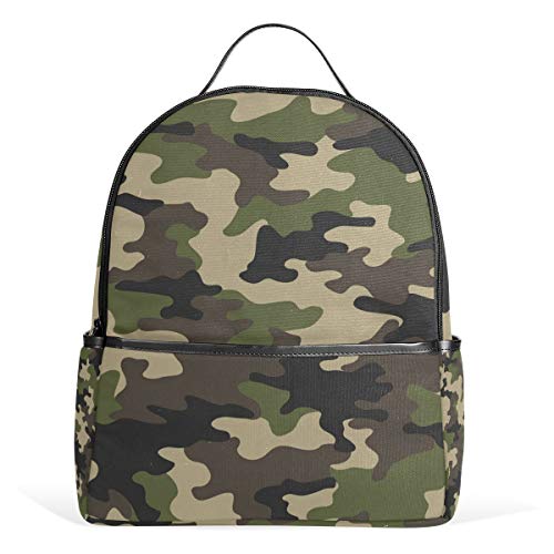 CPYang Mochila Escolar Militar con Estampado de Camuflaje para la Universidad  de Viaje