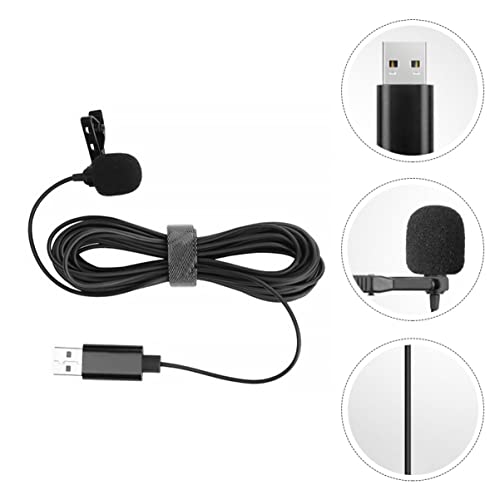 SOLUSTRE 1 Pc Plugue Usb Condensador de Desktop Compatível Com Clip- On E Adaptador de Trabalho Play
