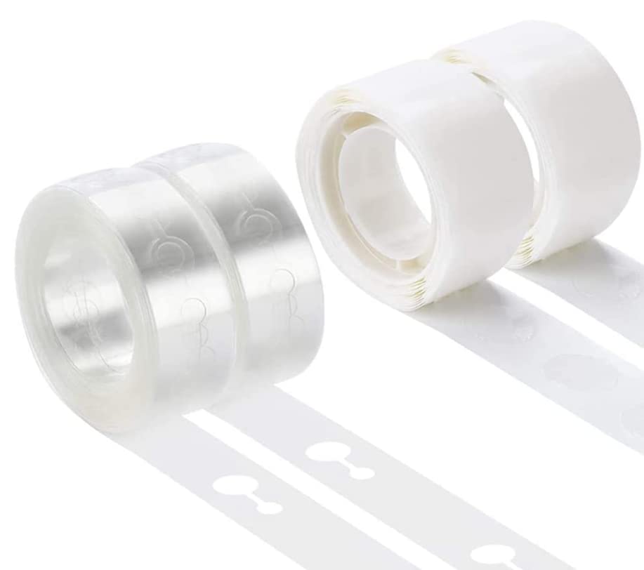 Balloon Arch Kit Balloon Decorating Strip Kit for Garland, 32.8 Feet Balloon Tape Strip, 200 Dot Glue Point Stickers for Party Wedding Birthday Baby Shower Decorations (Upgraded Version)