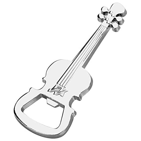 Violin Shaped Bottle Opener Kitchen Accessories Key Ring Cover
