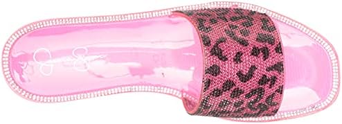 Jessica Simpson Womens Kassime slides Slip On Dress Sandals Black 7 Medium (B,M) | Image 4