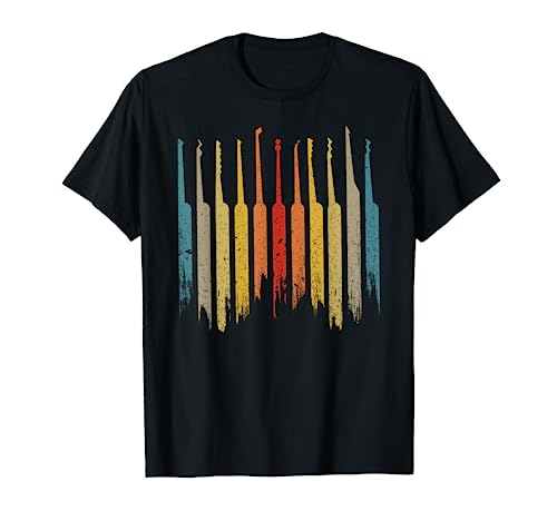 Lock picks retro lock picking - lock picker and locksmith T-Shirt