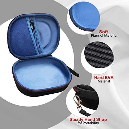 Image of L LTGEM EVA Hard Case for JBL Live 770NC /660NC /650BT /460NC /670NC /400BT /500BT and JBL Tune 770NC /710BT /720BT /760NC /700BT /750BT /510BT /660NC /520BT /500 /Tour One Bluetooth Wireless Headphone(Black+Blue)