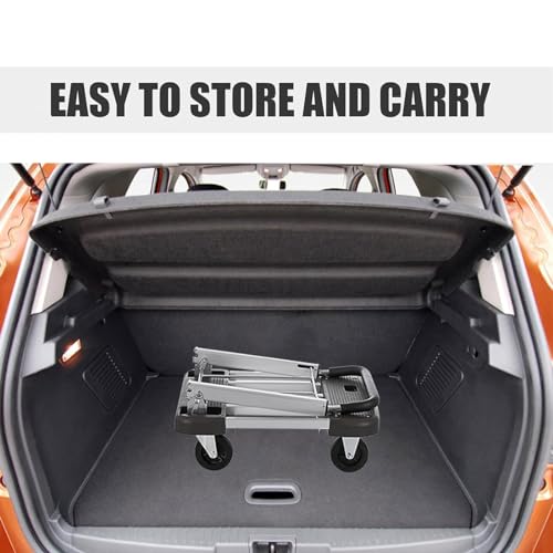 Carretilla plegable de aluminio ajustable para transporte miniatura 6