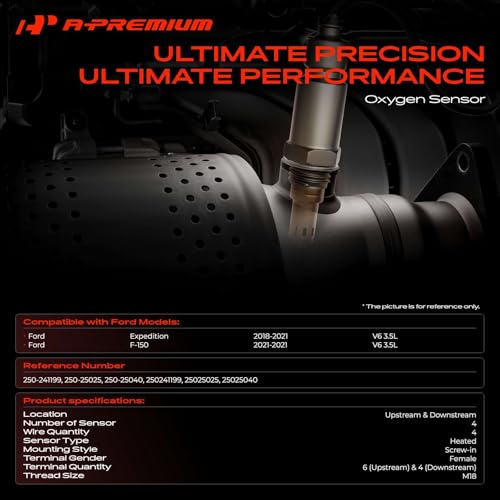 Sensor de Oxígeno A-Premium Compatible Ford F-150 2021 miniatura 2