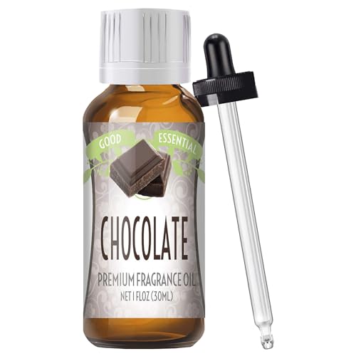 Image of Good Essential Professional Chocolate Fragrance Oil 30ml (1 fl oz) for Diffusers, Candles, Soaps, Lotions, Perfumes, Slime Making - Christmas Chocolate Aromatherapy Oil