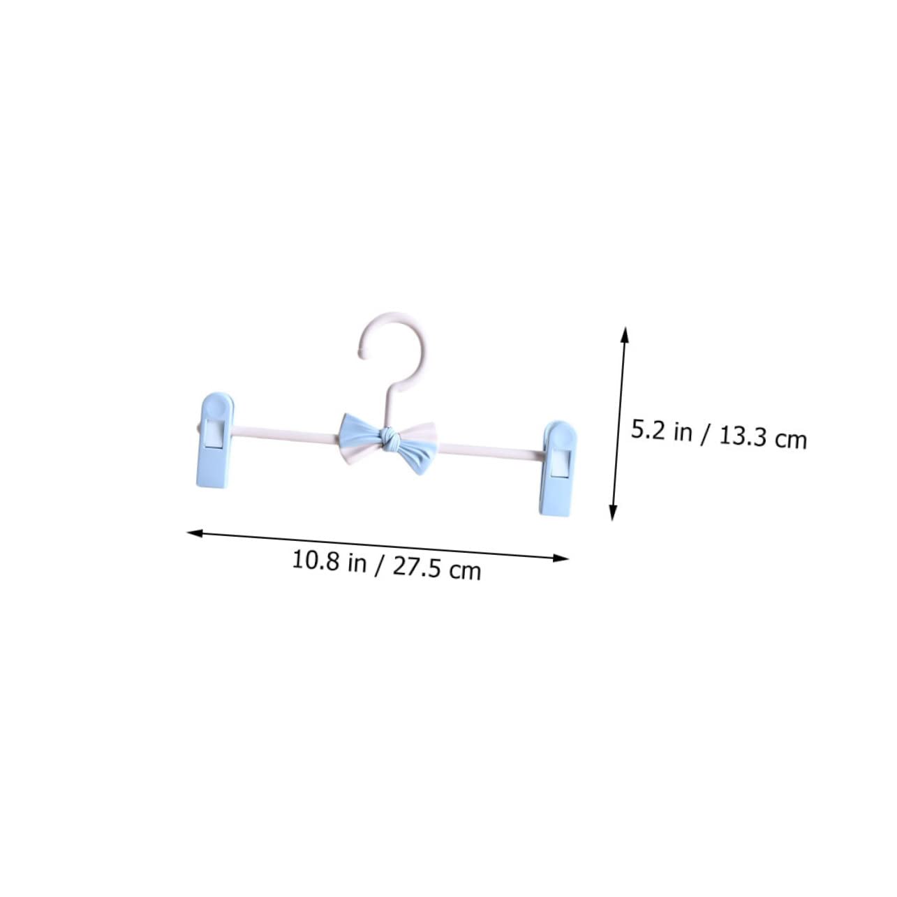 PRETYZOOM 10Pcs Adjustable Skid Pants Hangers Stretchable Jeans Skirt Clip Hangers for Household Use Reliable Clothes Storage for Organizing Closet