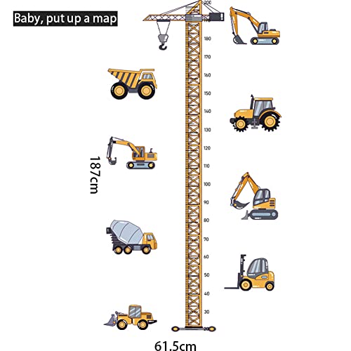 Vinilo Decorativo Medidor Gráfico Construcción Infantil miniatura 5
