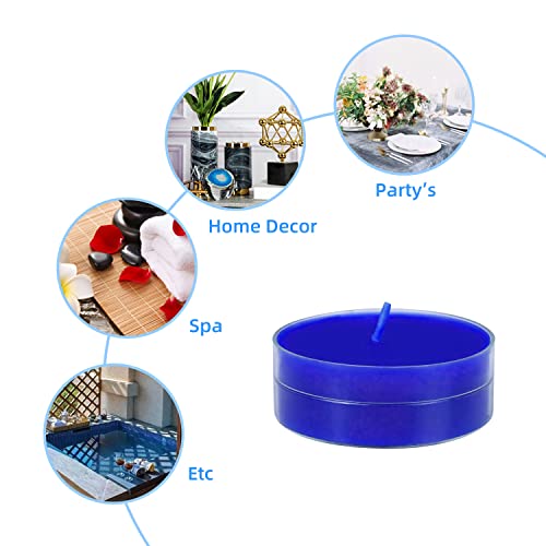 Zest Candle 12-Piece Tealight Candles, Mega Oversized Blue S #TOP5