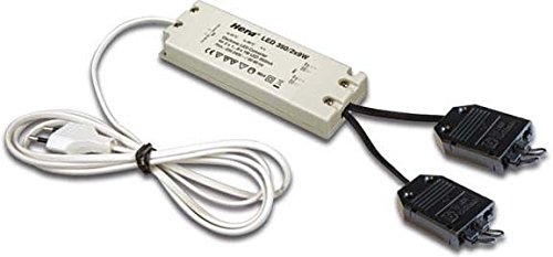 HERA LED-Kabeltrafo 350 mA / 2 x 9 W 2 m + Eurostecker 61500300923 