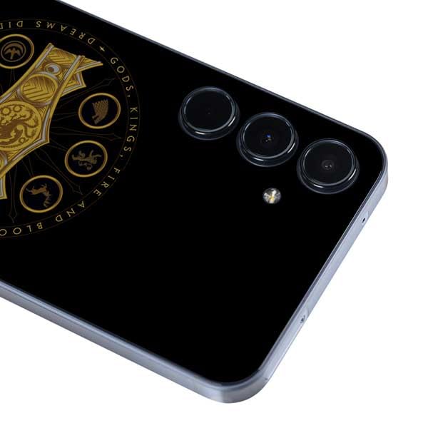 Skinit Decal Phone Skin Compatible with Galaxy A36 5G - Officially Licensed HBO House of The Dragon Crown and Sigils Design