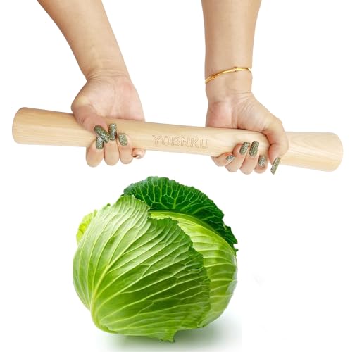 YOBNKU 16 inch Heavy Cabbage Pounder