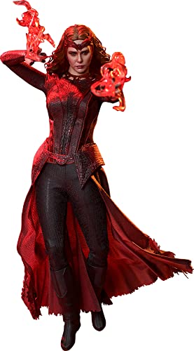 Movie Masterpiece MMS652 Dr. Strange Multiverse of Madness Scarlet Witch - Figura a escala 1/6, rojo, aproximadamente 28 cm de alto