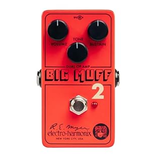 Dual op-amp fuzz circuit with fuller low-end and dynamic response Volume, Tone and Sustain controls for classic Big Muff shaping True bypass with latching or momentary footswitch action Nano die-cast pedal chassis — rugged and pedalboard friendly Inc...