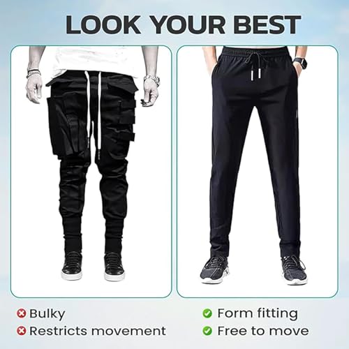 Palcomfy Senior Pants, Unisex Quick Dry Pull-On Stretch Pants, Glidepants for Men and Seniors4