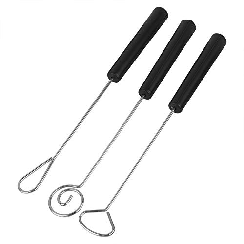 Eacam Conjunto de Horquillas de Chocolate de Acero Inoxidable, 10 Piezas, de PP, 22 Cm, Alta Resistencia, Buena Resistencia, Resistencia a la Ruido, Resistencia de Alta