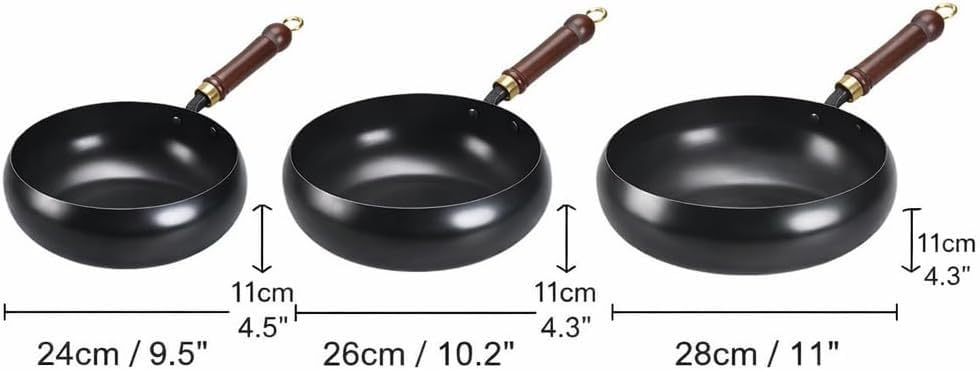 Wok japonés multifuncional de hierro fundido 24 cm miniatura 6