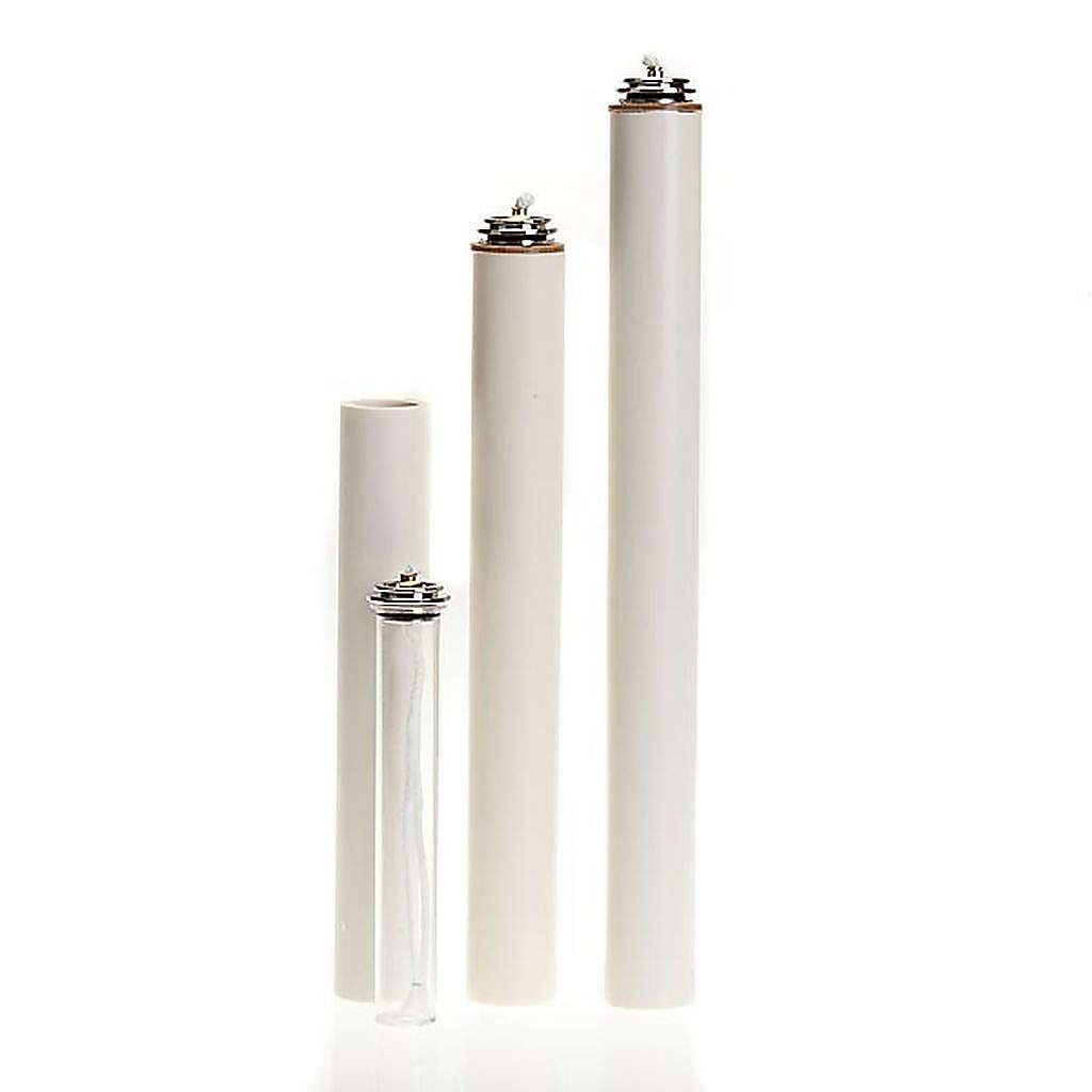 Holyart Candele, ceri, ceretti: Candela a cera liquida con cartuccia diam. 3,2 cm, 20 cm (7.88 inc.)