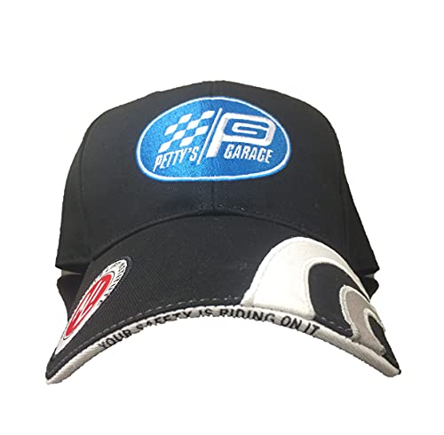 Richard Petty Gorra de Béisbol Negra miniatura 1