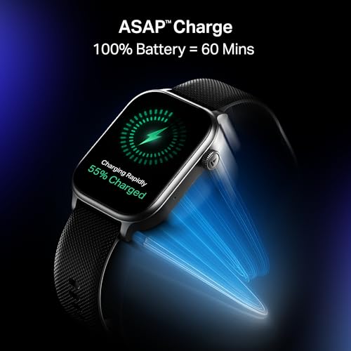 boAt Storm Infinity Plus w/20 Days Extensive Battery Life, Huge 680 mAh, Only Charge Once a Month, 1.96" Display, Functional Crown, Multiple Sports Modes, smart Watch for man & Woman (Active Black) - Image 7