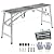Adjustable Work Platform, 660 Lbs Folding Work Platform 55" L x15 W, Work Platform Adjustable Height for Home Improvement, Drywall Painting, Maintenance at Height (55x15in)