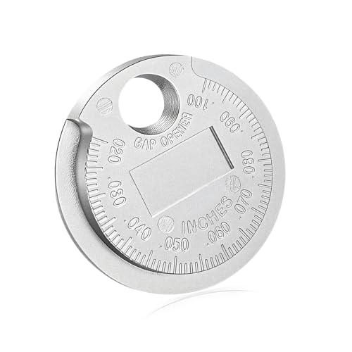 NYTKL Spark Plug Measuring Tool, Wire Spark Plug Gap Gauge Scaled from 0.020 to 0.100 Inch...