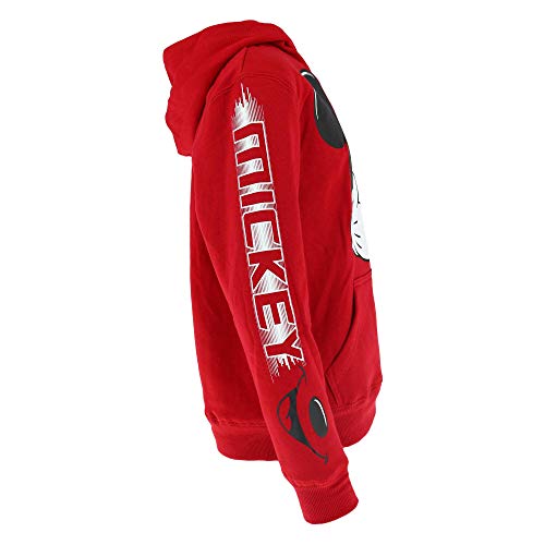 Jerry Leigh Disney Mickey Mouse Little & Big Boys Hooded Sweatshirt (L (10/12)) Red3