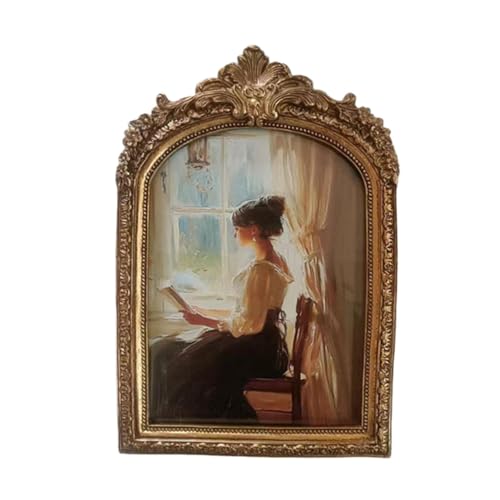 jojomis Vintage Photo Frame Picture Frame Antique 10 inch - Elegant Display Holder for Desk, Office, Hallway - Gift for Weddings & Special Occasions