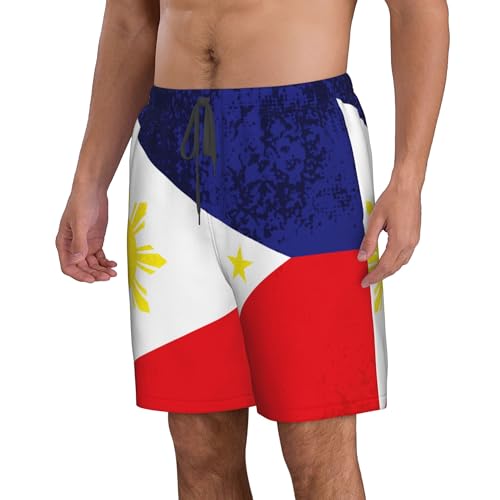 CUTEDWARF Filipino Flag Men's Swim Trunks Beach Swimwear Beach Shorts Summer Board Shorts4