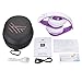 immagine 5PowerLocus Bluetooth Cuffie Auricolari Pieghevoli, Over Ear Bluetooth Headphones Stereo Senza Fili Cuffie o Collegate Headset con Microfono, Micro SD/TF, FM per iPhone/Samsung/iPad/PC (Viola)
