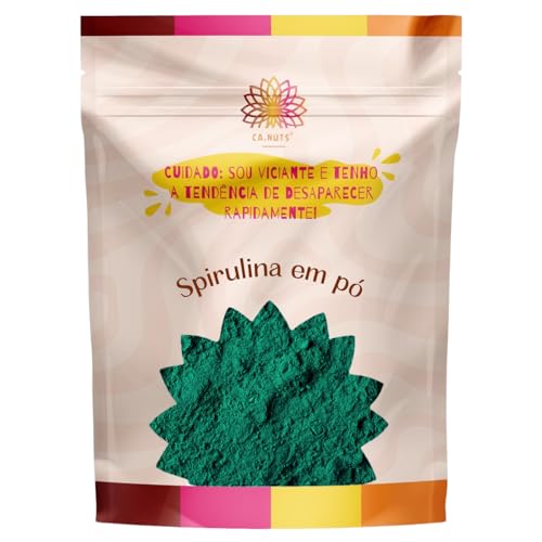 Spirulina em Pó Premium | Marca Ca.Nuts | Linha especial Ca.Nuts (500g)