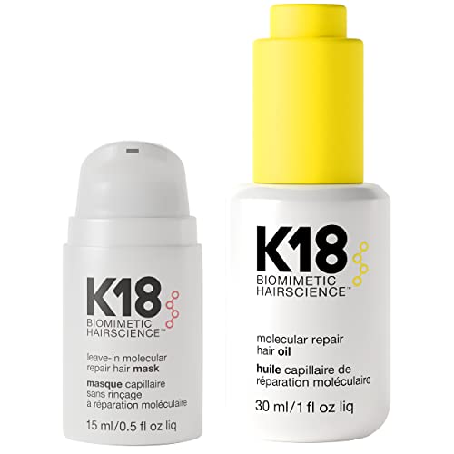 K18 Repair Bundle - Leave-In Repair Hair Mask, 4-Minute Speed Tre...