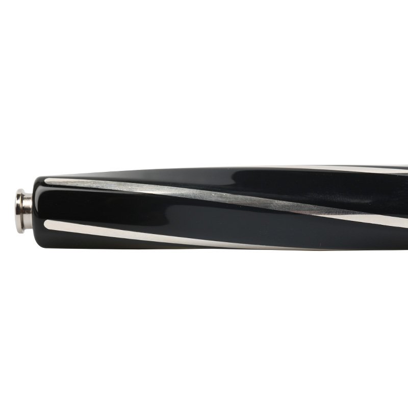 VISCONTI PENNA STILOGRAFICA DIVINA BLACK OVER SIZE PENNINO 23KT PALLADIO MISURA F