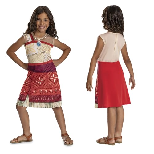 Disney Moana Fancy Dress for Kids Official Moana by Disguise Printed Detailed Design Easy to Wear Perfect for Halloween and Carnival For 3-4 Years