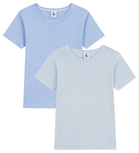 Petit Bateau Children's Essential Short-Sleeved Cotton T-Shirts - 2-Pack