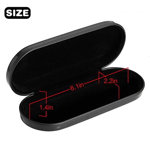 Image of Vemiss Hard Shell Eyeglass Cases, Lightweight Portable Glasses Case for Women Men