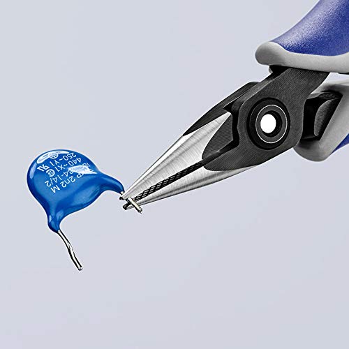 KNIPEX Tools 34 52 130 Precision Electronics Gripping Pliers, Multi - Image 4