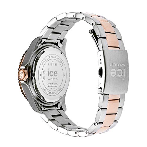 Ice-Watch - ICE steel Chic silver rose-gold - Gemengd zilveren horloge met metalen armband - 016546 (Medium) - Afbeelding 5