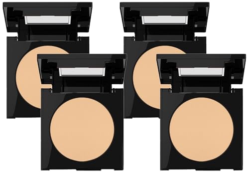 Image of Maybelline Fit Me Matte + Poreless Pressed Face Powder Makeup & Setting Powder, Pure Beige, (Pack of 4)