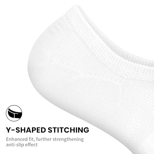 wernies No Show Socks Women - 8 Pairs Ankle Socks for Women, Low Cut Socks Short Cotton Socks, Invisible Casual Socks4