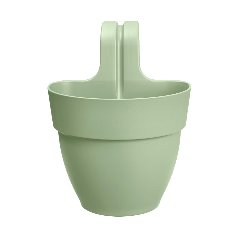 elho Vibia Campana Easy Hanger S 21 - Planter for Balcony & Outdoor - diameter 20.5 x H 26.5 cm - Green/Pistachio Green - Image 2