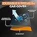FROSHKAR SUV Car Cover, Outdoor Car Covers for Automobiles, Car Cover Waterproof All Weather, Universal fit for SUV (Length 181-191 inch)