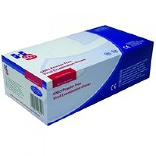 Sgo gn65 m Handsafe guantes de vinilo sin talco, Medium (Pack de 100)