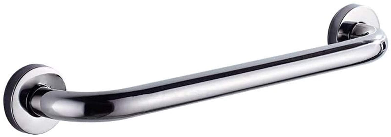 Barra de Apoyo de Seguridad, Barras de Apoyo para discapacitados, pasamanos de Apoyo para Adultos Mayores, con Base Resistente, Agarre Antideslizante de Seguridad para bañeras y duchas/plata/78 cm
