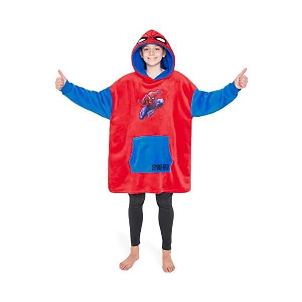 Marvel Spiderman Pullover Übergroße Kuschel Hoodie Kinder Jungen