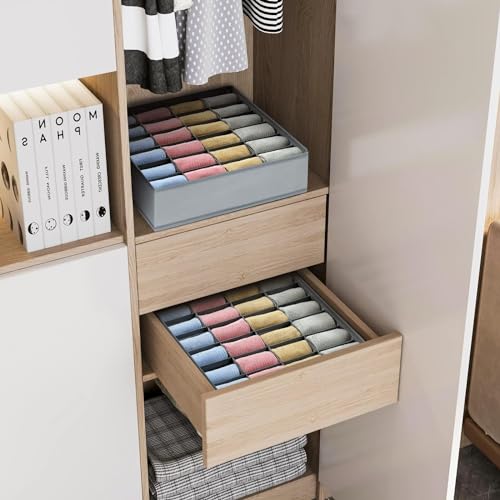 Image of Joyoldelf Pack of 2 Storage Boxes for Underwear and Other Small Accessories