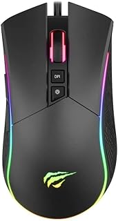 Mouse HAVIT HV-MS1001S Gamer RGB 4800 DPI 7 Botões - Software RGB, Macro e DPI